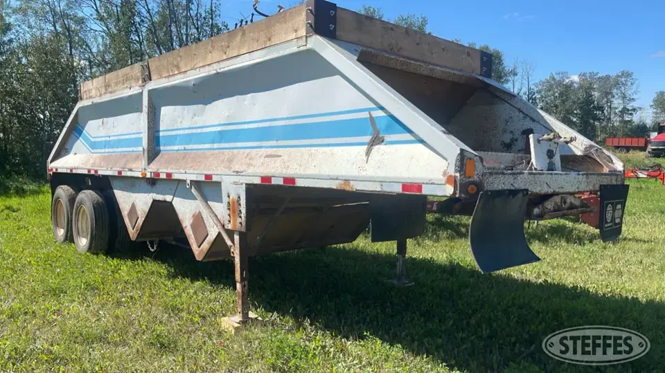 1985 Midland Belly Dump Trailer