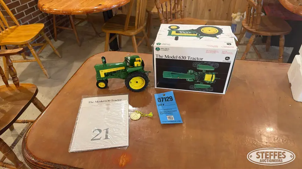 John Deere 630 toy tractor
