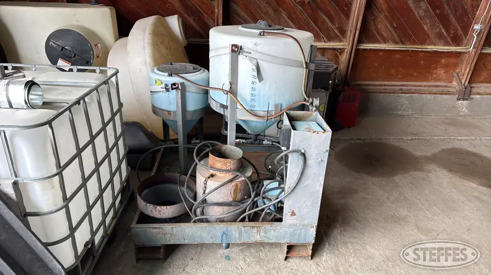 Shop-built seed treater Farm Support Item