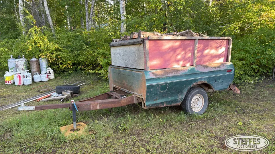 Shop-built pickup box trailer Utility Trailer