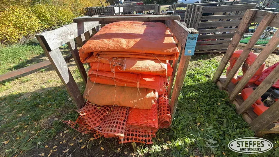 Tarps & snow fence Farm Support Item