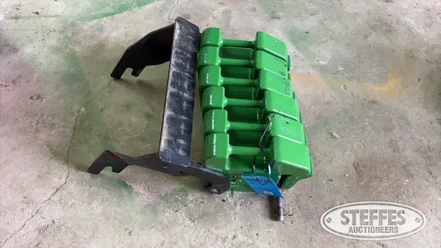 (6) John Deere suitcase weights