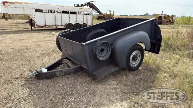 Shop-built single axle utility trailer