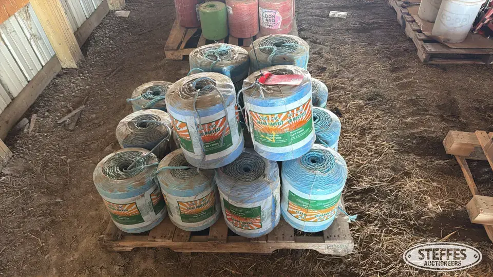 (16) Rolls of baler twine Farm Support Item