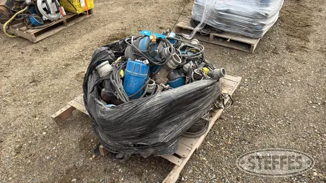(17) Tsurumi submersible trash pumps