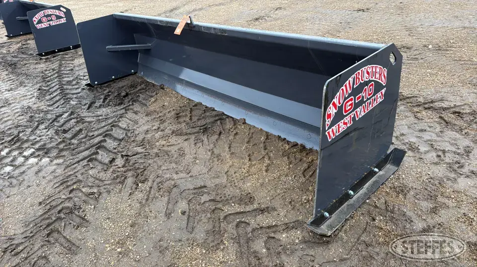 2025 Industrias America G10 Skid Steer Snow Pushers and Snowblower