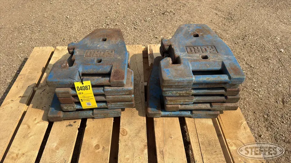 (11) Ford suitcase weights Tractor Part