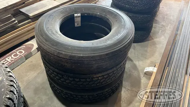 (3) Bridgestone 11R22.5 tires