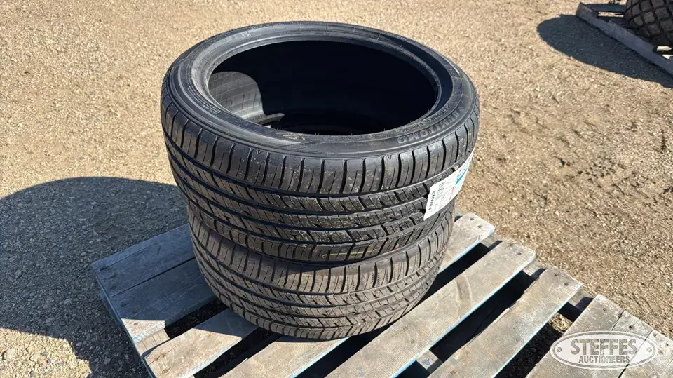 (2) Sumitomo 255/40R19 tires Passenger-Light Truck Tire