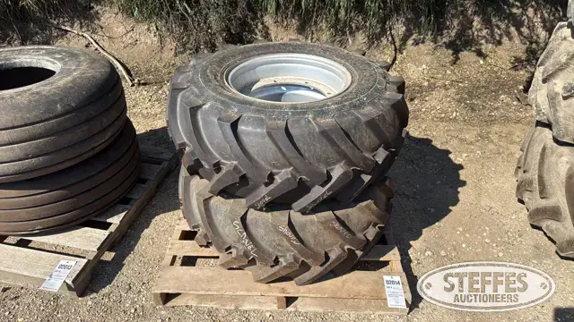 (2) 405/70-20 tires