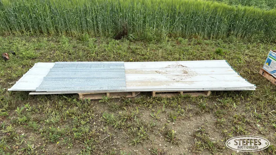 Approx. (17) tin sheets Construction Support Item