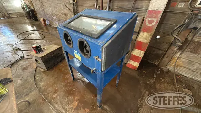 Power Fist sandblasting cabinet