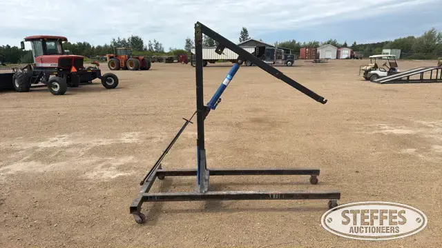 Shop-built engine hoist