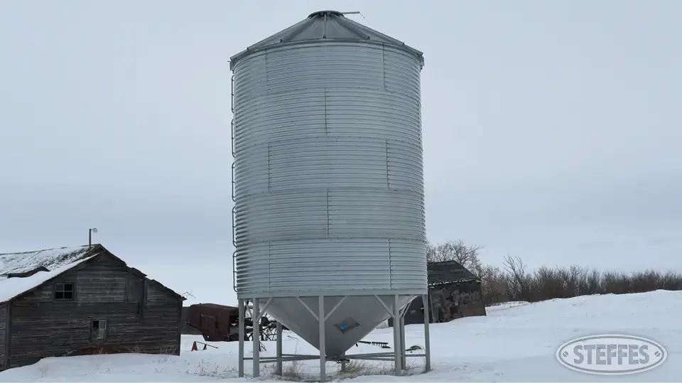 Twister hopper bin