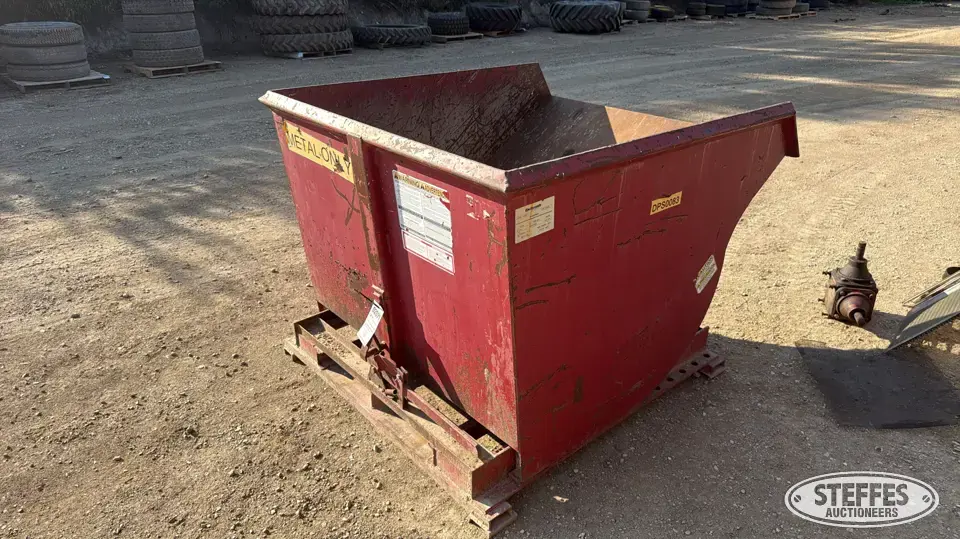 Golbreath H200 metal hopper Storage and Bench
