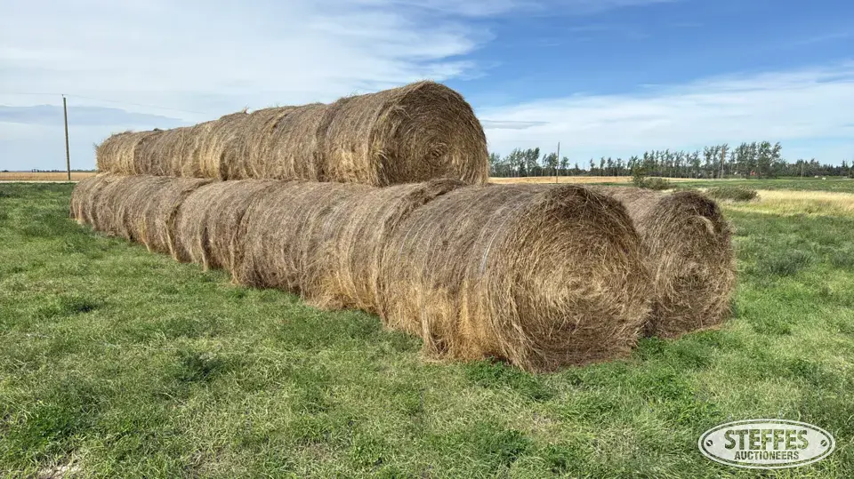 (34) 5x6 round bales Forage