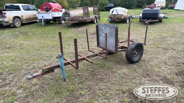 Shop-built single axle trailer