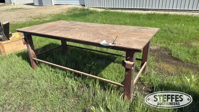 Steel workbench