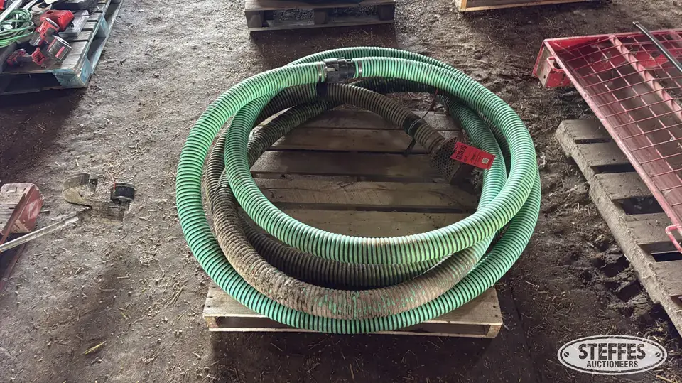 (2) 3” suction hoses Farm Support Item