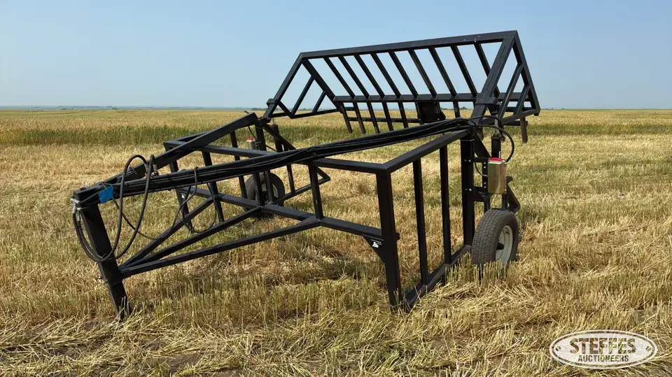 Romanow Industries flax buncher Rake