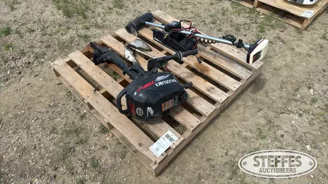 (2) Boat motors & anchor