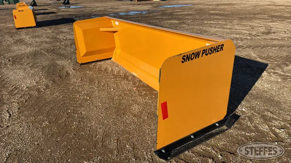 2025 Industrias America SP09 Skid Steer Snow Pushers and Snowblower