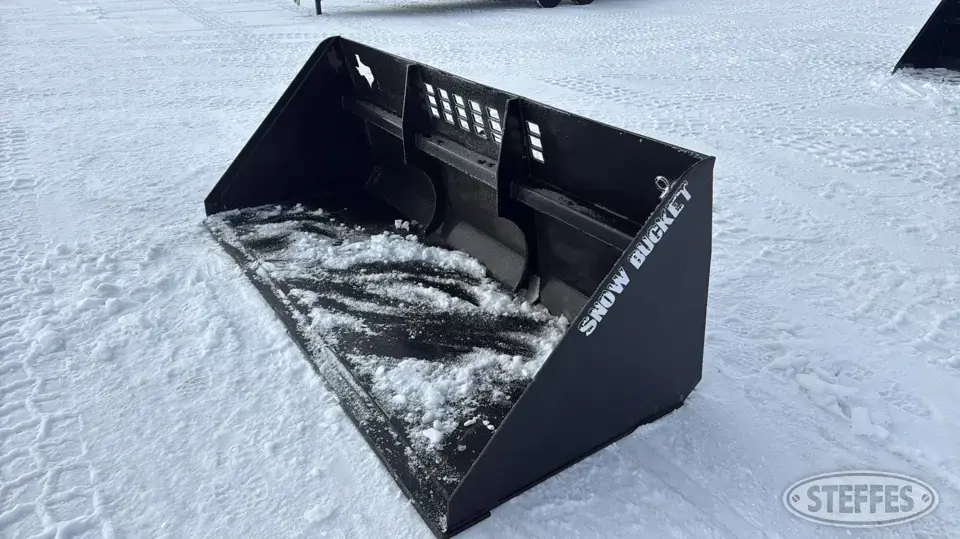 2026 Industrias America S90 Skid Steer Snow Pushers and Snowblower
