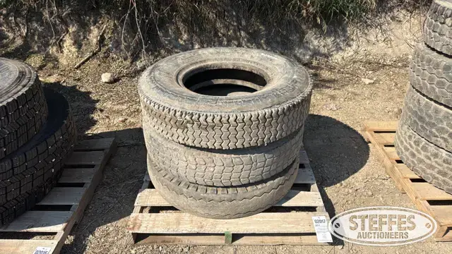 (3) 10.00-20 tires
