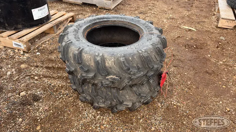 (2) Titan 589 M/T AT25x8-12 ATV tires Passenger-Light Truck Tire