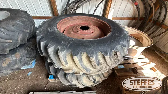 (2) Titan 18.4-38 tires