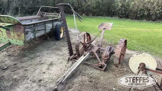 Antique sickle mower
