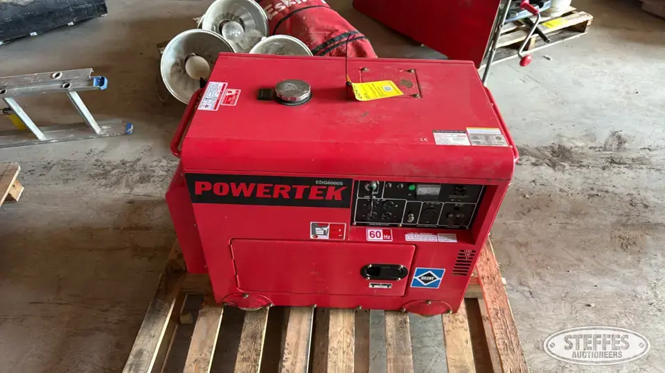 2012 Powertek EDG6000S Generators Less Than 10 kW