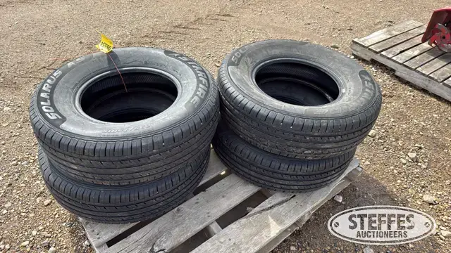 (4) Starfire 235/75R15 tires