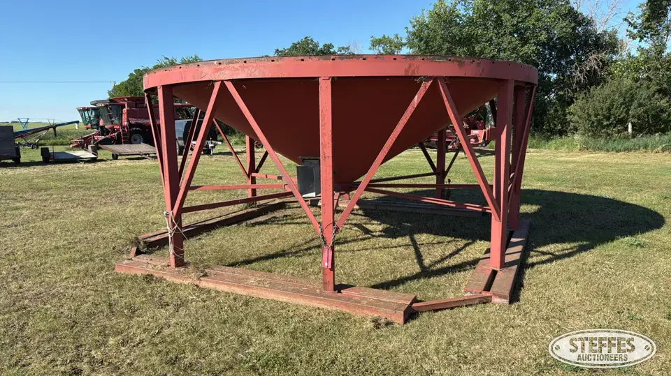 Hopper bottom bin cone Hopper Bin