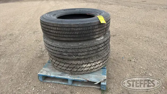 (3) Firestone 11R24.5 tires