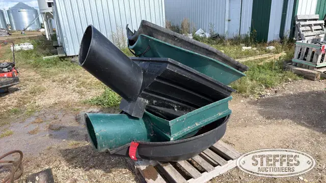 (6) Poly auger hoppers