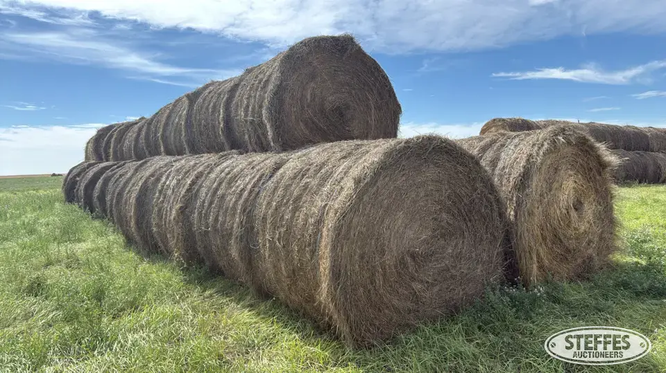 (34) 5x6 round bales Forage