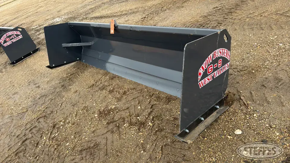 2025 Industrias America G9 Skid Steer Snow Pushers and Snowblower