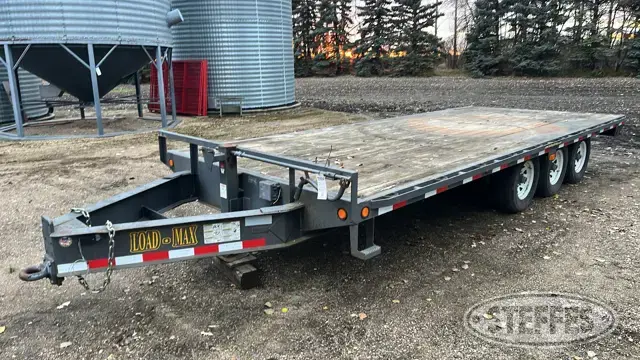 Load Max tri-axle equipment trailer
