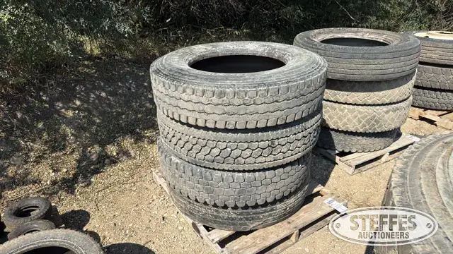 (4) 11R24.5 tires