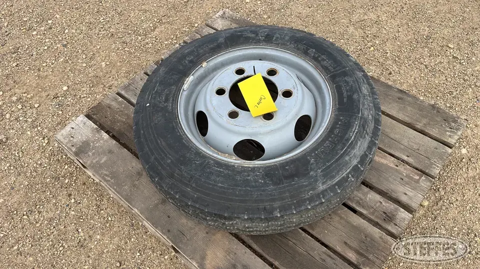 (1) Michelin 8R19.5 tire Truck Tire