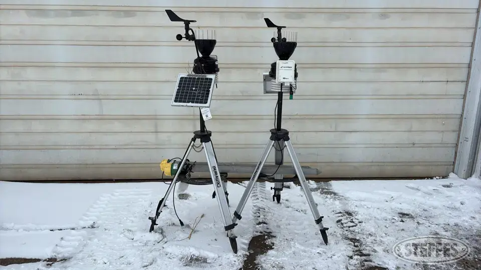 (2) Crop Intelligence weather stations Survey Equipment