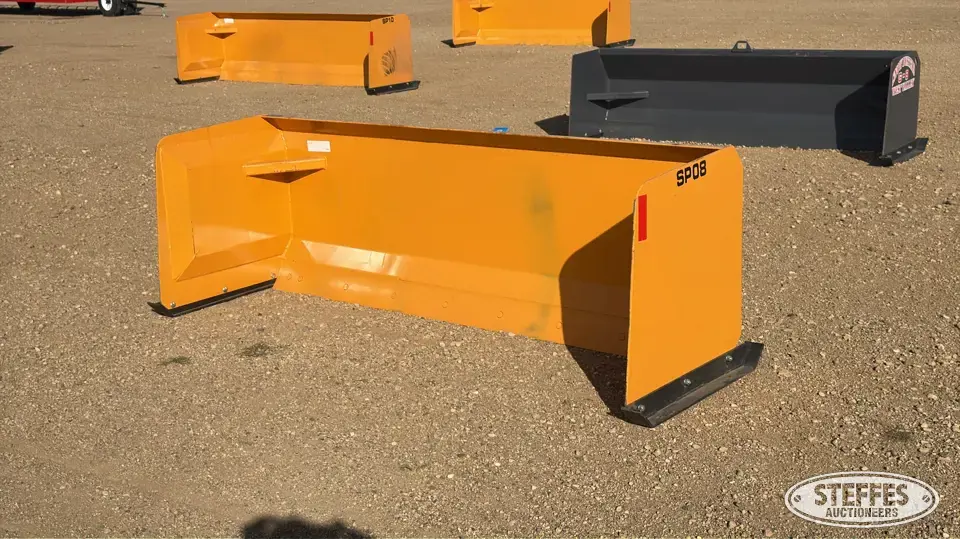2026 Industrias America SP08 Skid Steer Snow Pushers and Snowblower