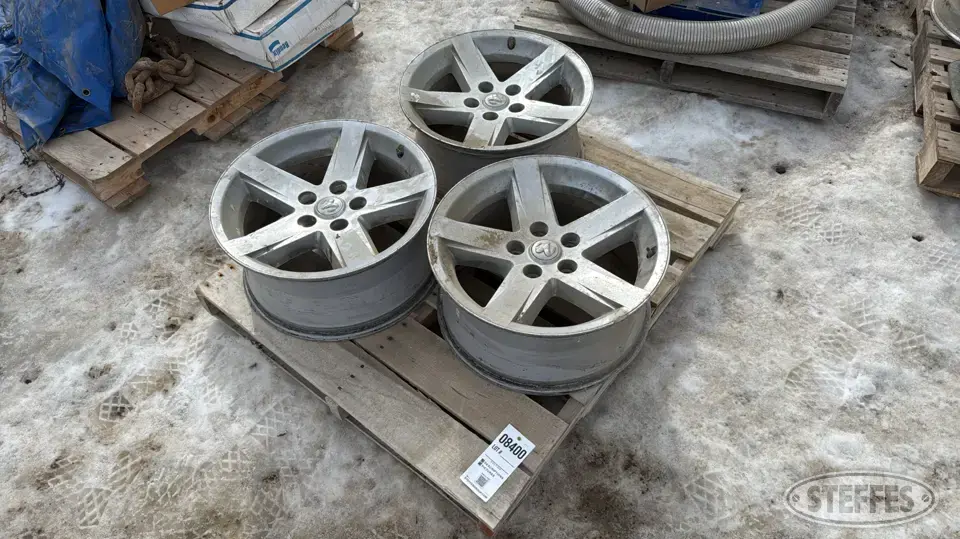 (3) Dodge 5-bolt wheels Truck-Trailer Part