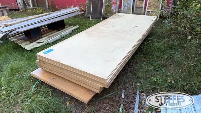 (33) Sheets of plywood
