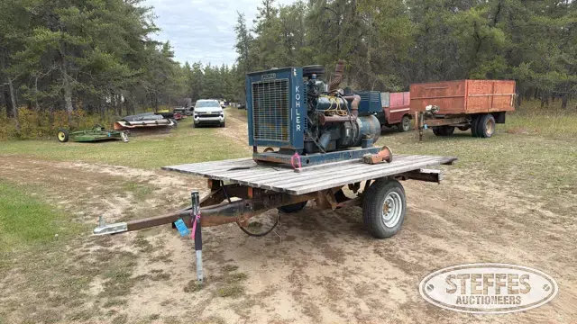 Shop built trailer