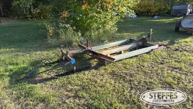 Shop built trail groomer