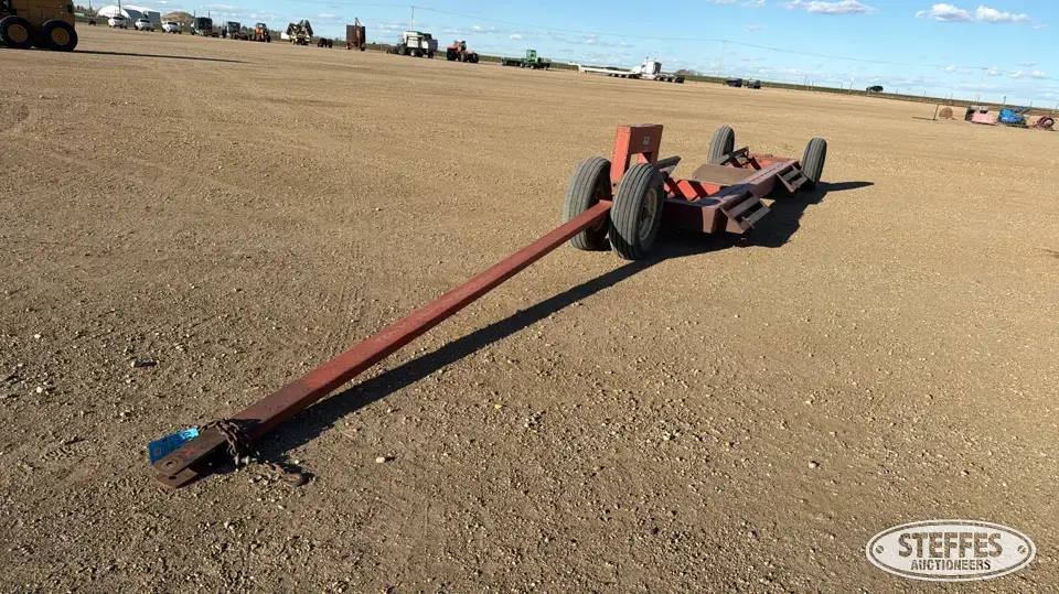 DynaFab single axle swather transport Header Trailer