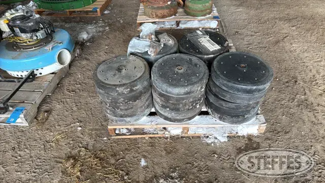 (25) Bourgault gauge wheels