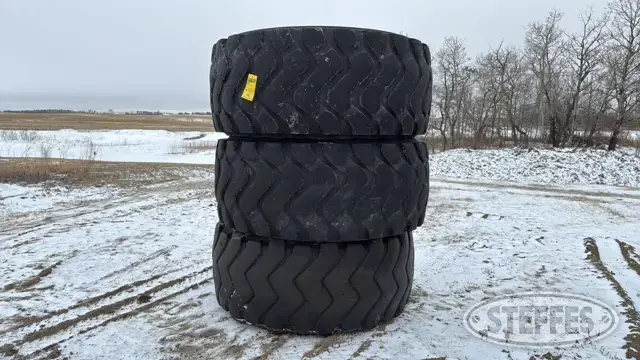 (3) Michelin 29.5R25 tires